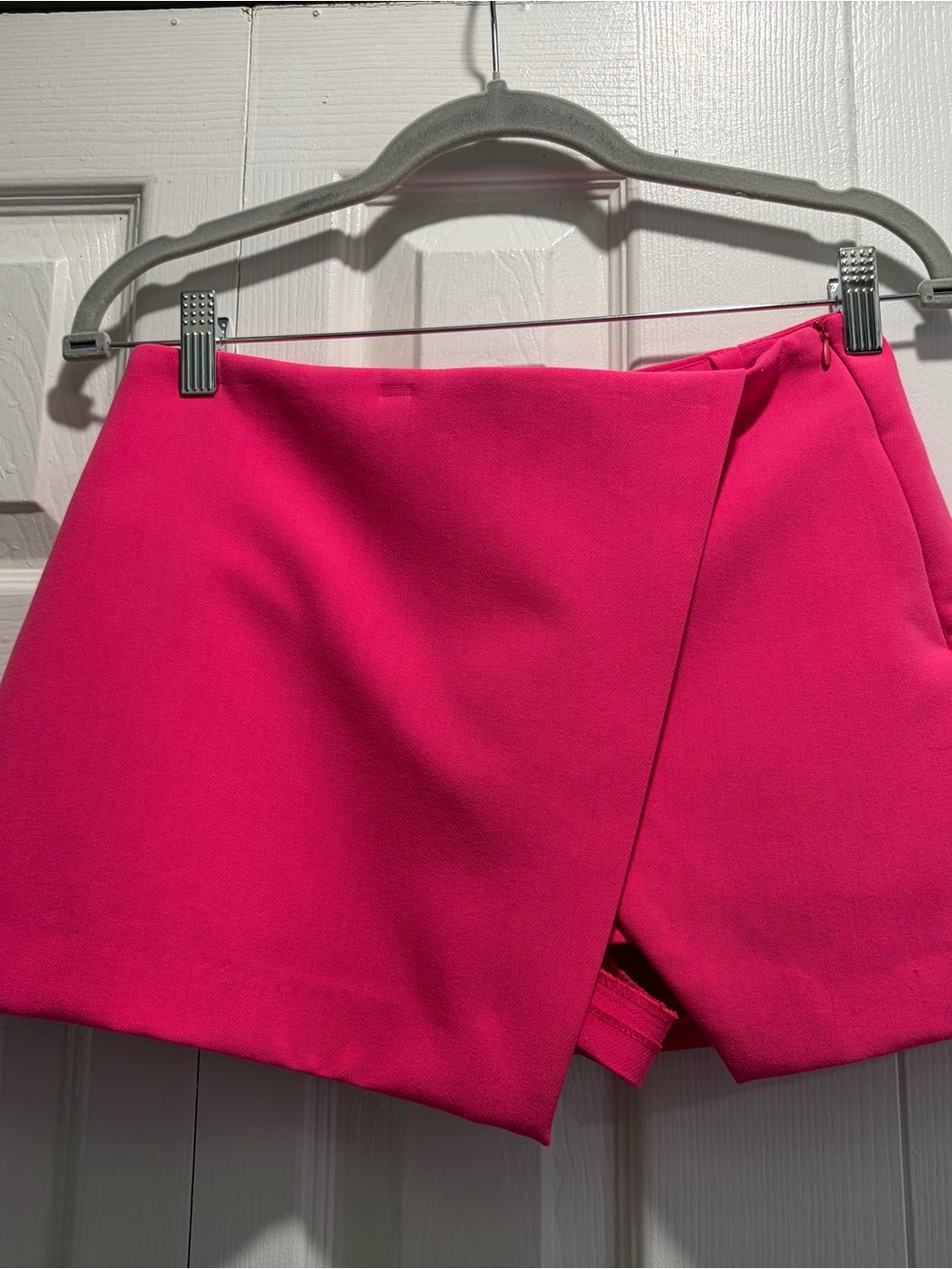 Zara Hot Pink Pencil Skort